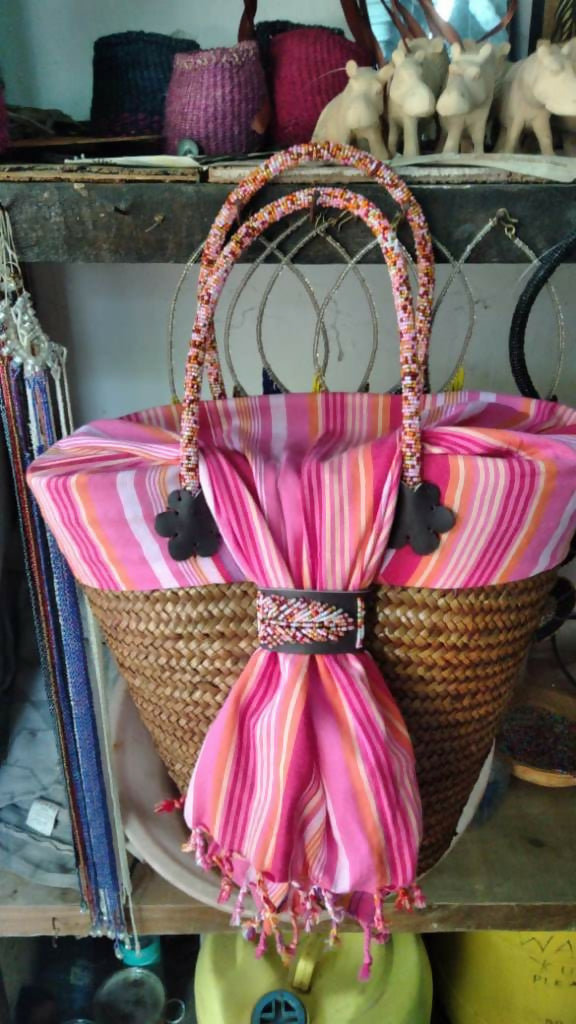 Beaded African bag