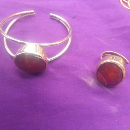 Brass and Semi Precious Stones Bangles