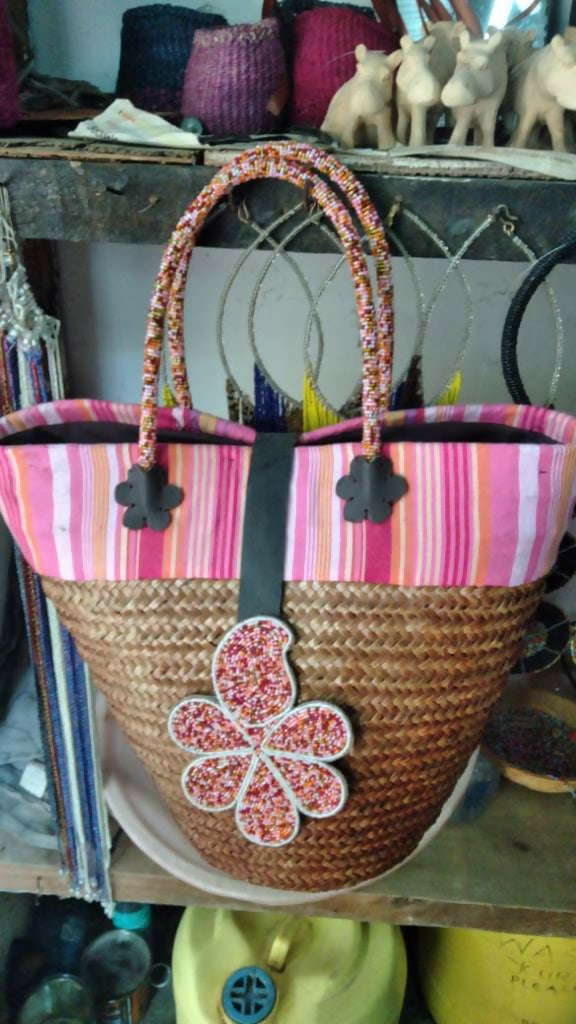 Beaded African bag